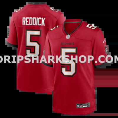 Mens Nike Haason Reddick Red Tampa Bay Buccaneers Team Game Jersey