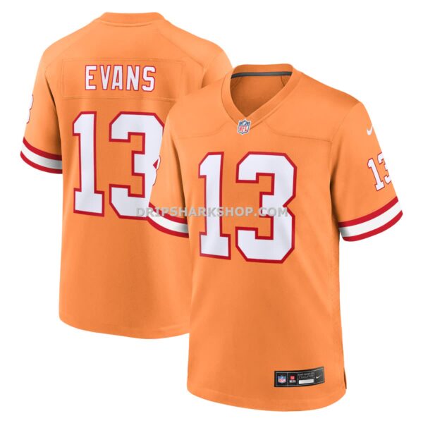 Mens Nike Mike Evans Orange Tampa Bay Buccaneers Throwback Game Jersey