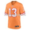 Mens Nike Mike Evans Orange Tampa Bay Buccaneers Throwback Game Jersey