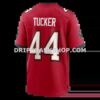 Mens Nike Sean Tucker Red Tampa Bay Buccaneers Game Jersey