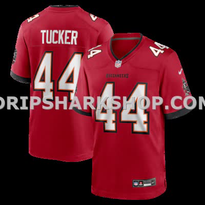 Mens Nike Sean Tucker Red Tampa Bay Buccaneers Game Jersey