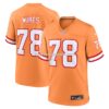 NFL30a692G04-aec742 Mens Nike Tristan Wirfs Orange Tampa Bay Buccaneers Alternate Game Jersey