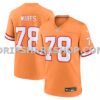 NFL30a692M01-b71359 Mens Nike Tristan Wirfs Orange Tampa Bay Buccaneers Alternate Game Jersey