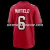 Mens Nike Baker Mayfield Red Tampa Bay Buccaneers Team Game Jersey