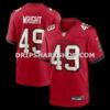 NFL30a723G05-d2f5ab Mens Nike Owen Wright Red Tampa Bay Buccaneers Team Game Jersey