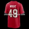 NFL30a723G07-0c535a Mens Nike Owen Wright Red Tampa Bay Buccaneers Team Game Jersey