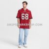 Mens Nike Ben Bredeson Red Tampa Bay Buccaneers Game Jersey