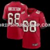 Mens Nike Ben Bredeson Red Tampa Bay Buccaneers Game Jersey