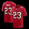 Mens Nike Tykee Smith Red Tampa Bay Buccaneers Game Jersey