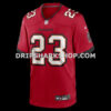 Mens Nike Tykee Smith Red Tampa Bay Buccaneers Game Jersey