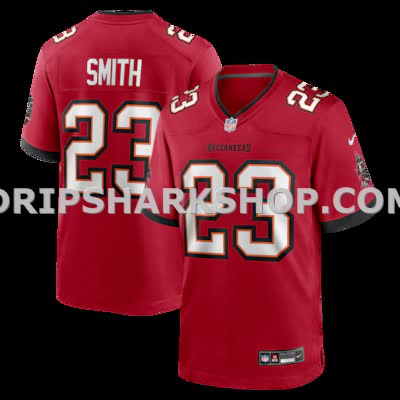 Mens Nike Tykee Smith Red Tampa Bay Buccaneers Game Jersey