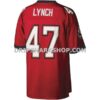 Mens Mitchell And Ness John Lynch Red Tampa Bay Buccaneers Legacy Replica Jersey Pi3610000
