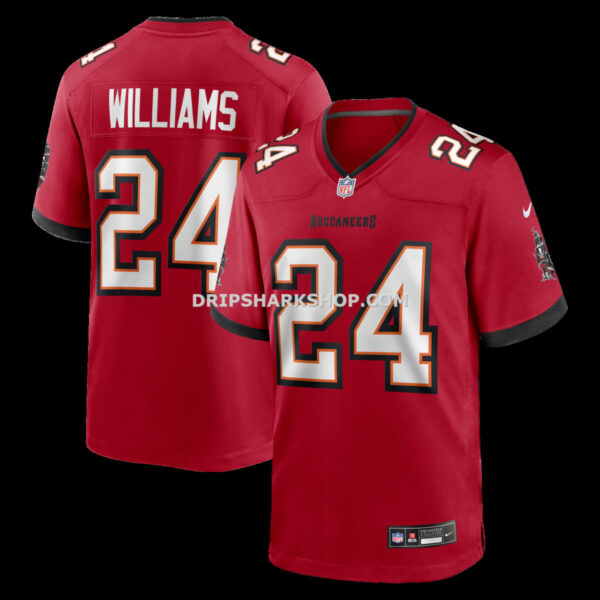 Mens Nike Cadillac Williams Red Tampa Bay Buccaneers Game Retired Player Jersey