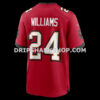 Mens Nike Cadillac Williams Red Tampa Bay Buccaneers Game Retired Player Jersey
