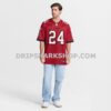Mens Nike Cadillac Williams Red Tampa Bay Buccaneers Game Retired Player Jersey