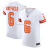 Mens Nike Baker Mayfield White Tampa Bay Buccaneers The 76 Jersey Vapor Fuse Elite Jersey
