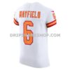 Mens Nike Baker Mayfield White Tampa Bay Buccaneers The 76 Jersey Vapor Fuse Elite Jersey