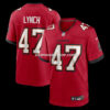 NFL30c0c3G04-c3a9f6 Mens Nike John Lynch Red Tampa Bay Buccaneers Game Retired Player Jersey