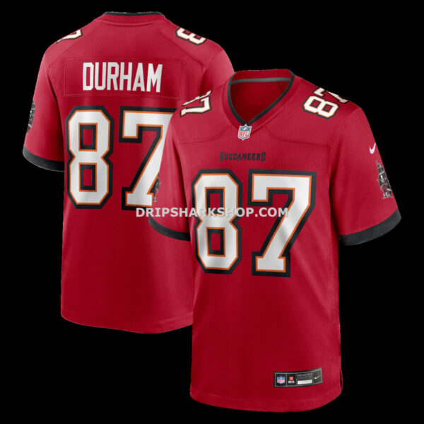 Mens Nike Payne Durham Red Tampa Bay Buccaneers Game Jersey
