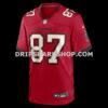 Mens Nike Payne Durham Red Tampa Bay Buccaneers Game Jersey