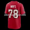Mens Nike Tristan Wirfs Red Tampa Bay Buccaneers Player Game Jersey