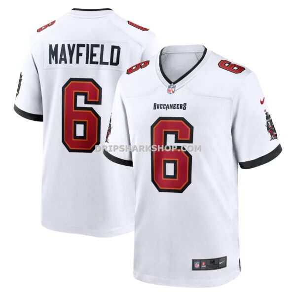 Mens Nike Baker Mayfield White Tampa Bay Buccaneers Away Game Jersey