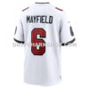 Mens Nike Baker Mayfield White Tampa Bay Buccaneers Away Game Jersey