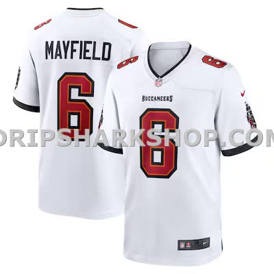 Mens Nike Baker Mayfield White Tampa Bay Buccaneers Away Game Jersey