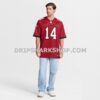 Mens Nike Brad Johnson Red Tampa Bay Buccaneers Game Retired Player Jersey