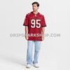 Mens Nike Elijah Roberts Red Tampa Bay Buccaneers Team Game Jersey