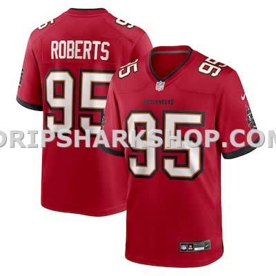 Mens Nike Elijah Roberts Red Tampa Bay Buccaneers Team Game Jersey