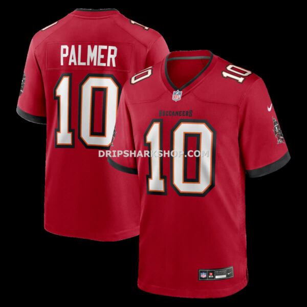 NFL30d311G04-11d666 Mens Nike Trey Palmer Red Tampa Bay Buccaneers Game Jersey