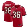 Mens Nike Jj Roberts Red Tampa Bay Buccaneers Team Game Jersey