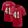 Mens Nike Ko Kieft Red Tampa Bay Buccaneers Game Player Jersey