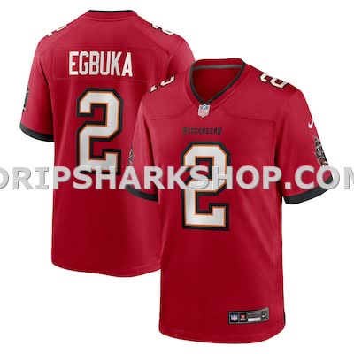 Mens Nike Emeka Egbuka Red Tampa Bay Buccaneers Team Game Jersey