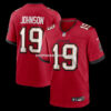 NFL30e712G04-257aef Mens Nike Keyshawn Johnson Red Tampa Bay Buccaneers Game Retired Player Jersey