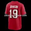 NFL30e712G06-34eb91 Mens Nike Keyshawn Johnson Red Tampa Bay Buccaneers Game Retired Player Jersey
