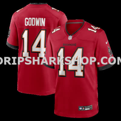 Mens Nike Chris Godwin Red Tampa Bay Buccaneers Game Player Jersey