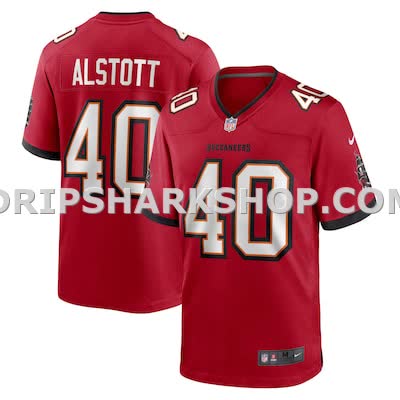 Mens Nike Mike Alstott Red Tampa Bay Buccaneers Retired Player Game Jersey