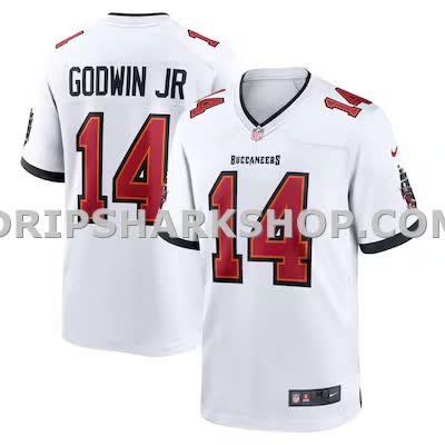 Mens Nike Chris Godwin Jr White Tampa Bay Buccaneers Game Player Jersey