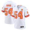 NFL30f24eG04-690749 Mens Nike Lavonte David White 76 Tampa Bay Buccaneers 50th Season Game Jersey