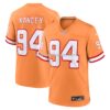 Mens Nike Calijah Kancey Orange Tampa Bay Buccaneers Alternate Game Jersey