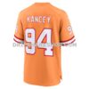 Mens Nike Calijah Kancey Orange Tampa Bay Buccaneers Alternate Game Jersey