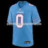 Mens Nike Calvin Ridley Light Blue Tennessee Titans Game Jersey