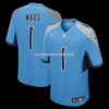 Mens Nike Cameron Ward Light Blue Tennessee Titans Team Game Jersey