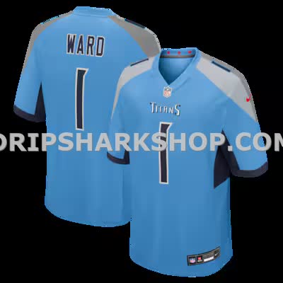 Mens Nike Cameron Ward Light Blue Tennessee Titans Team Game Jersey
