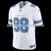 Mens Nike Jeffery Simmons White Tennessee Titans Vapor Fuse Sewn Down Limited Jersey