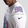 Mens Nike Jeffery Simmons White Tennessee Titans Vapor Fuse Sewn Down Limited Jersey