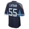 Mens Nike Jc Latham Navy Tennessee Titans Player Game Jersey