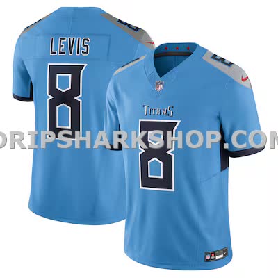 Mens Nike Will Levis Light Blue Tennessee Titans Alternate Vapor Fuse Limited Jersey